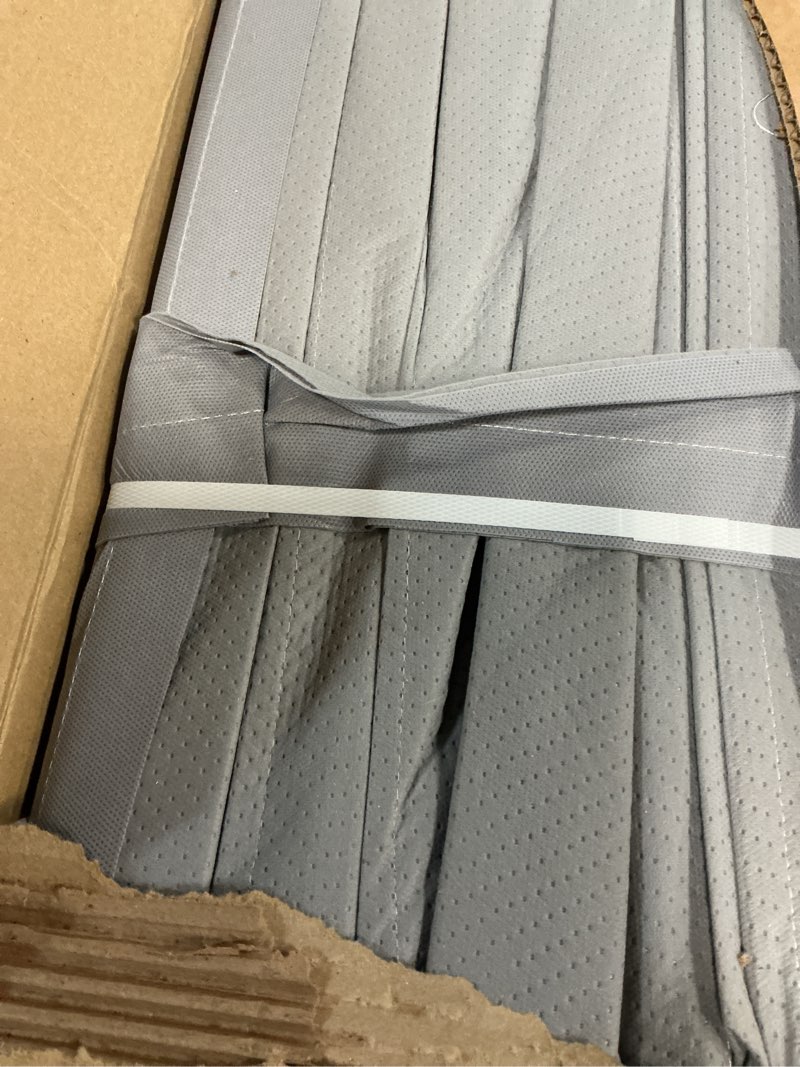 Condition photo showing New/Like New for 0.75-Inch Horizontal Wooden Bunkie Board/Bed Slats with Cover, Enhance Mattress Support, Twin XL, Grey Twin XL Standard Cover Slat