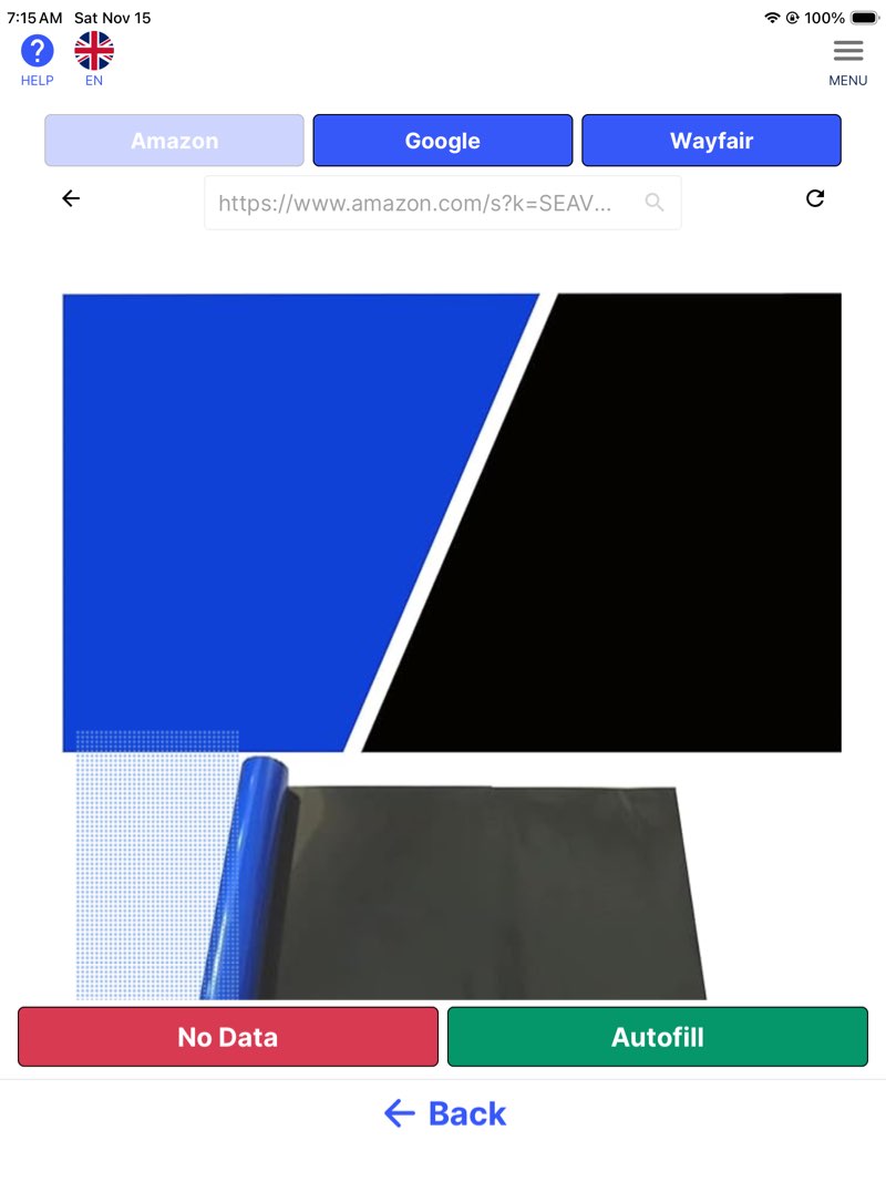 ELEBOX Aquarium Background Blue Black Fish Tank Background Picture 2 Sides Fish Backdrop for Aquarium Wallpaper 12\"x 32\" (SIMILAR TO STOCK PHOTO)