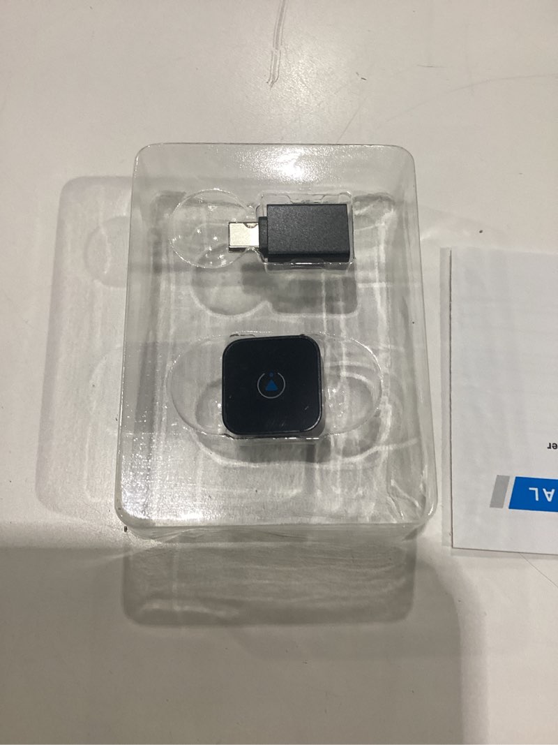 Condition photo showing New/Like New for wireless carplay adapter 2 in 1 2026 upgraded for factory wired carplay, car play/android auto, auto-reconnect wired to wireless dongle no-lag, plug-and-play, 5ghz wifi, bluetooth 5.3 usb-a & usb-c black