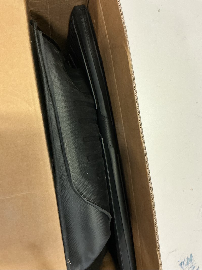 Condition photo showing As Is for Floor Mats Cargo Mat for 2021-2025 Jeep Grand Cherokee L Captain Chair(Only for 6-Seater w/o 2nd Row Armrest), All Weather TPE Trunk Cargo Liner Car Accessories Floor Mats Set
