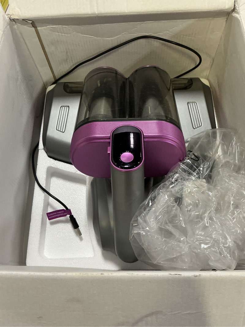 Condition photo showing Good Condition for bed mattress vacuum cleaner cordless 16kpa handheld vacuum, vacuum cleaner with 253.7nm uv-c light,hepa filter & ultrasonic, portable vacuums for sofa bed couch crib gifts for women her man gray