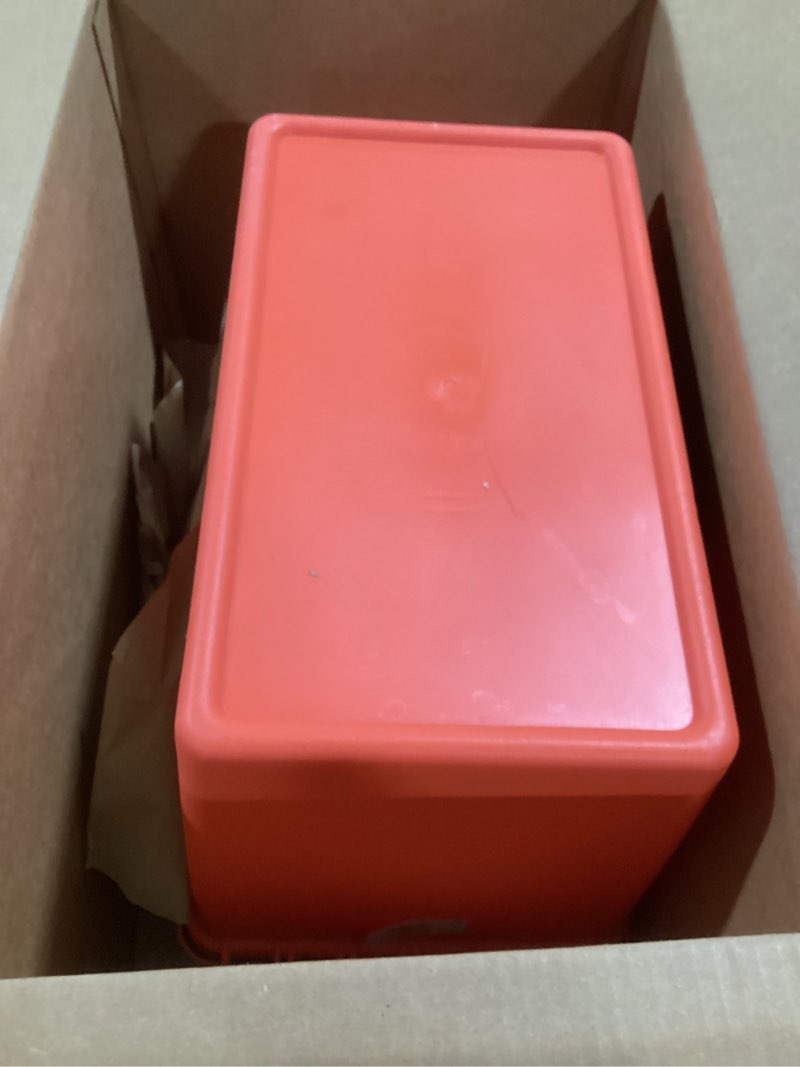 Condition photo showing Good Condition for Plano Extra Large Dry Storage Box with Tray Orange