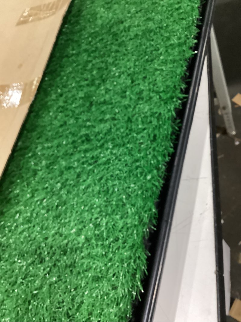 Condition photo showing New/Like New for dog grass pad with tray, dog potty grass for puppy training, artificial fake grass for dogs to pee on indoor outdoor
