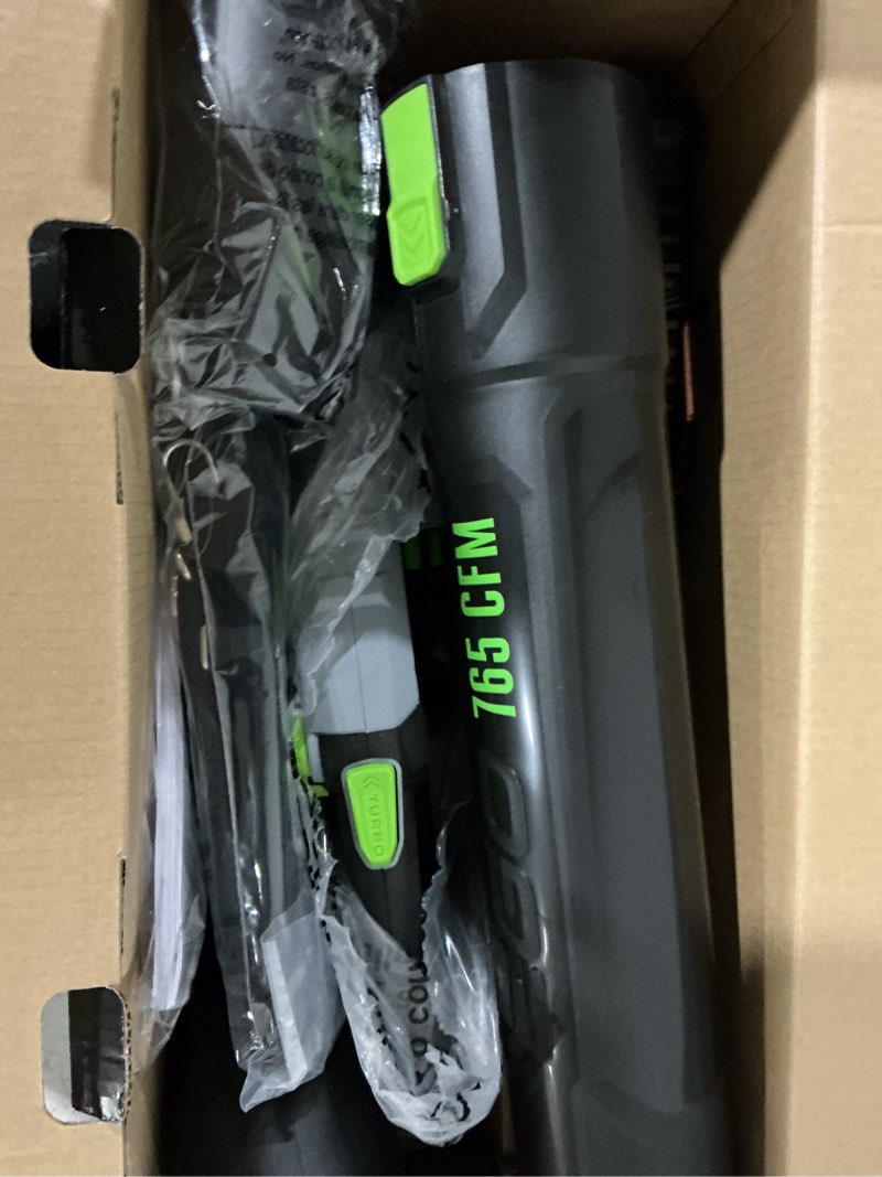 Condition photo showing Good Condition for ego power+ 56-volt 765-cfm 200-mph battery handheld leaf blower 5 ah (battery and charger included)