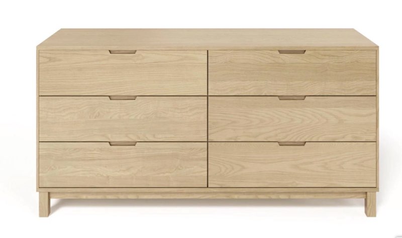6 drawer dresser oslo oak