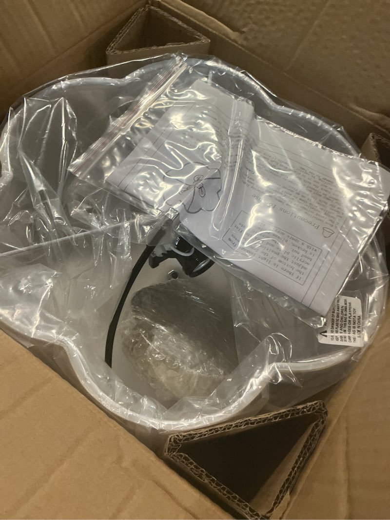 Condition photo showing New/Like New for Modern Semi Flush Mount Ceiling Light Modern Gold 3-Lights Drum Ceiling Lighting Fixture Vintage Linen Golden Ceiling Lamp for Laundry Room, Kitchen, Basement, Dining Room, Bedroom Gold 12.89"