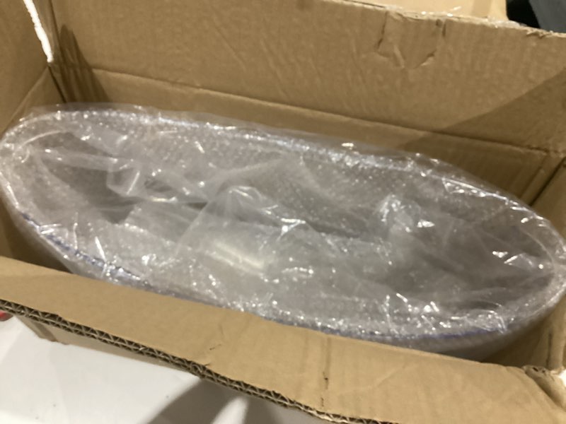 Condition photo showing New/Like New for OBTANIM Clear Acrylic Ice Buckets Large Champagne Drink Cooler Storage Ice Tub with Scoops for Beer Cocktails Wine Beverage Home Parties Bar Cooling Supplies 1 Pack