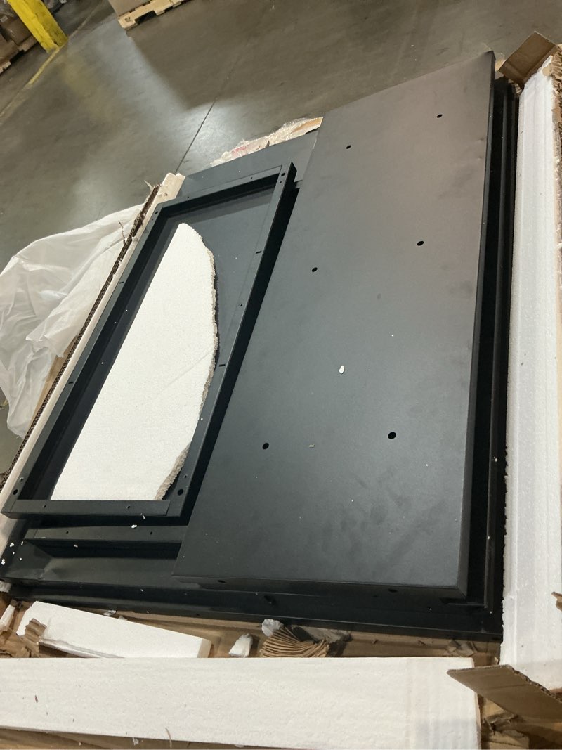 Condition photo showing Good Condition for black planter box  steel metal planter rectangular indoor large outdoor plantersl metallic  black 36" l x 12" w x 16" h