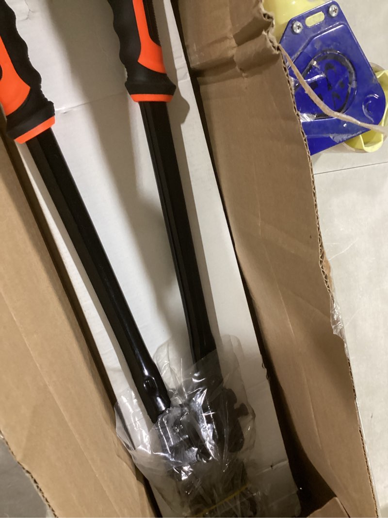 Condition photo showing As Is for 24 inch bolt cutter heavy duty forged t8 steel blade wire cutters for chain/metal/screw/rivet/medium padlock/fence with rubber grip handle