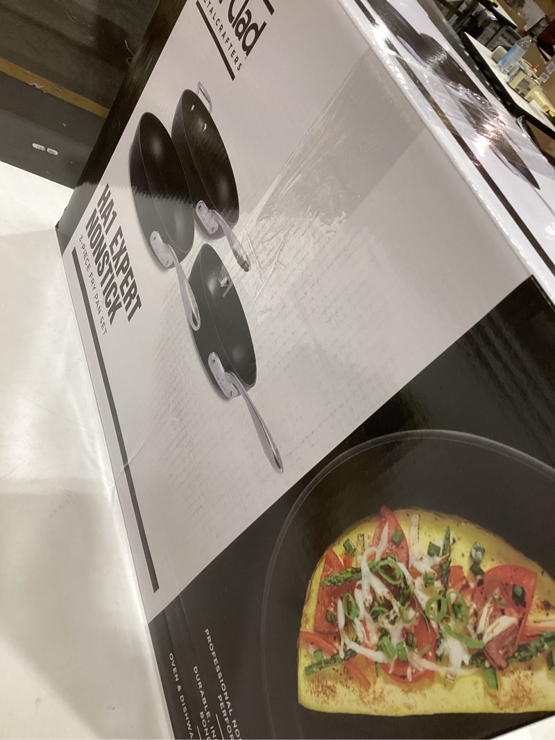 Condition photo showing Good Condition for All-Clad Hard Anodized Essentials Nonstick Fry Pan 3 Piece Set, 8", 10" & 12" Induction, Oven Safe 5