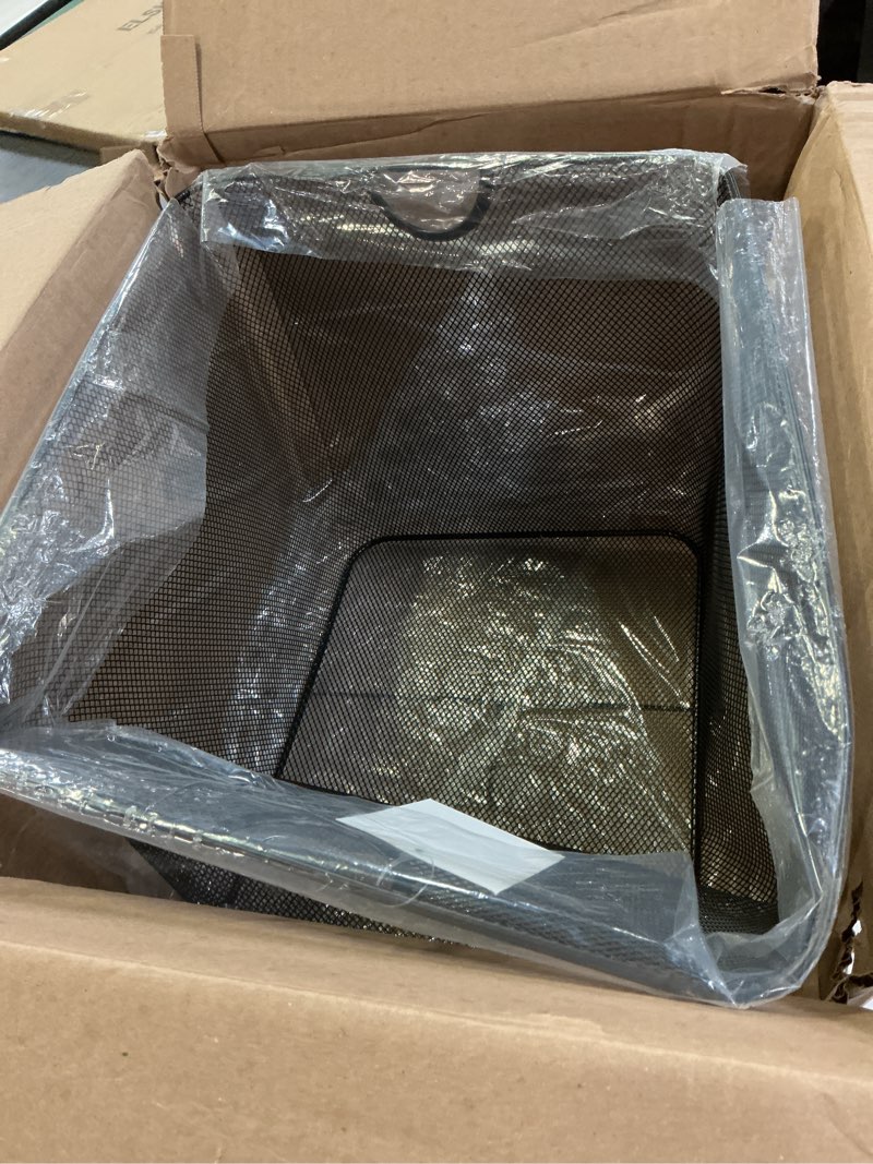 Condition photo showing As Is for ybm home mesh open bin storage basket organizer for fruits, vegetables, pantry items toys 2041-6 (6, 10 x 8.8 x 5.8) 123 10 x 8.8 x 5.8