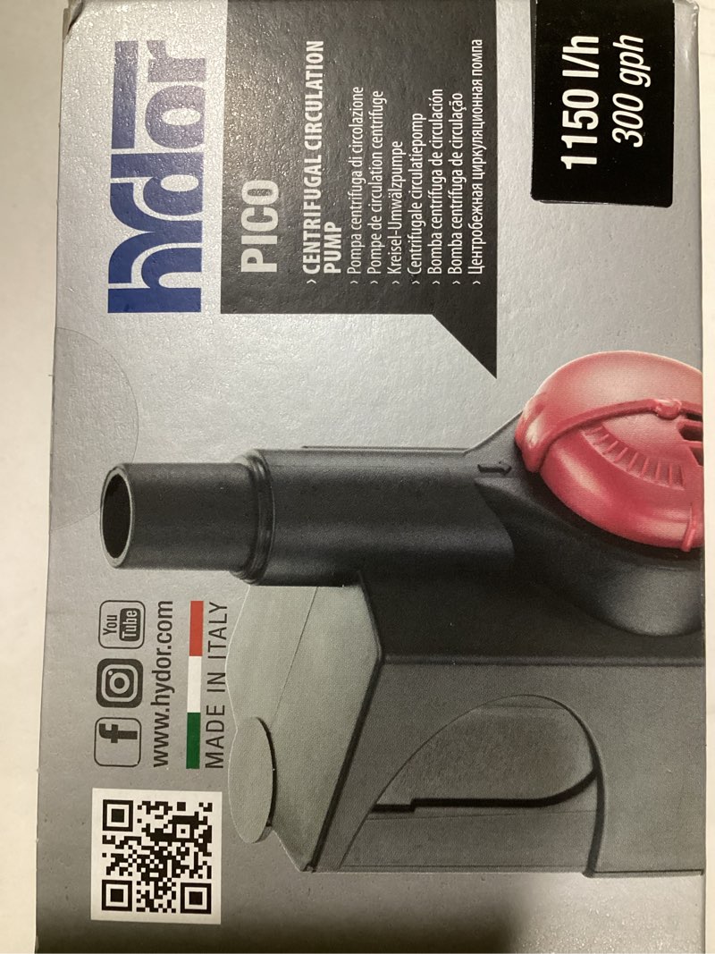 Hydor Pico pump for aquaristics 1000 l/h