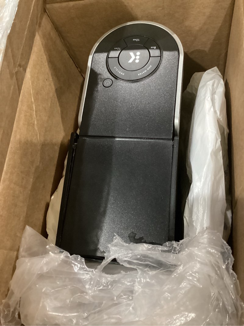 Condition photo showing As Is for Keurig K-Slim Single Serve K-Cup Pod Coffee Maker, Multistream Technology, 3 Brew Sizes, Slim and Sleek Design, 46oz Removable Reservoir, Black