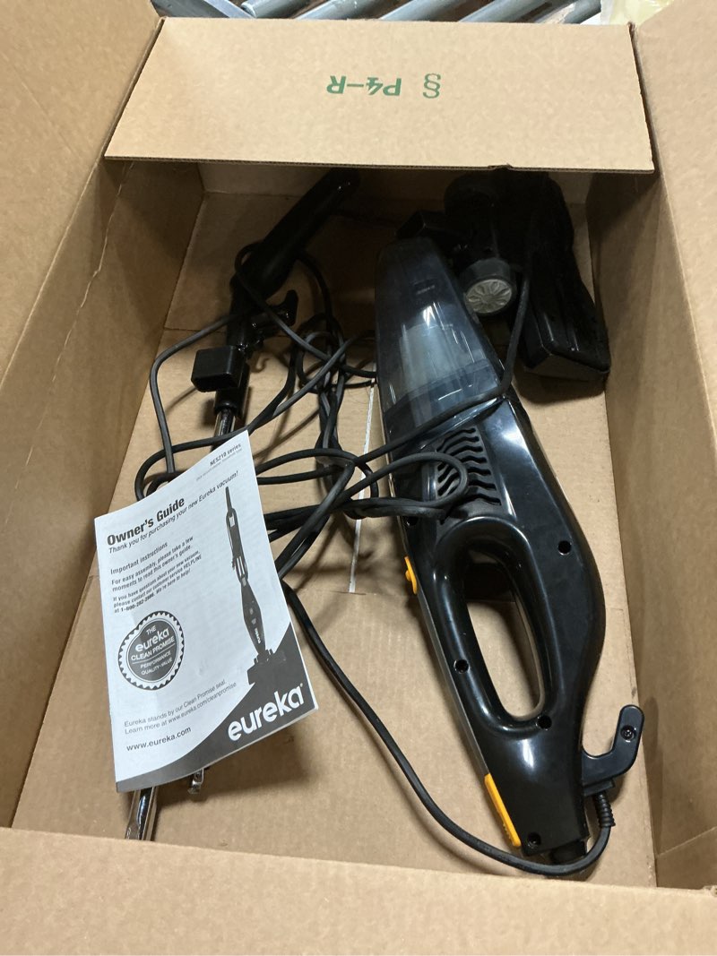 Condition photo showing As Is for Eureka Blaze Stick Vacuum Cleaner, Powerful Suction 3-in-1 Small Handheld Vac with Filter for Hard Floor Lightweight Upright Home Pet Hair, Dark Black 3-in-1 Handheld Vac NES210 Blaze Black