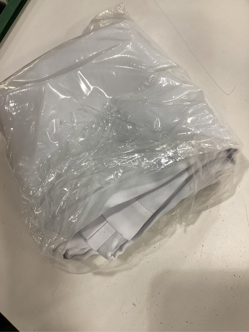Condition photo showing Good Condition for chrisdowa white 100% blackout curtains for bedroom with black liner, 2 thick layers total blackout thermal insulated grommet window curtains 2 panels set (pure white, 42 x 84 inch) 42\\\"w x 84\\\"l (pack of 2) white