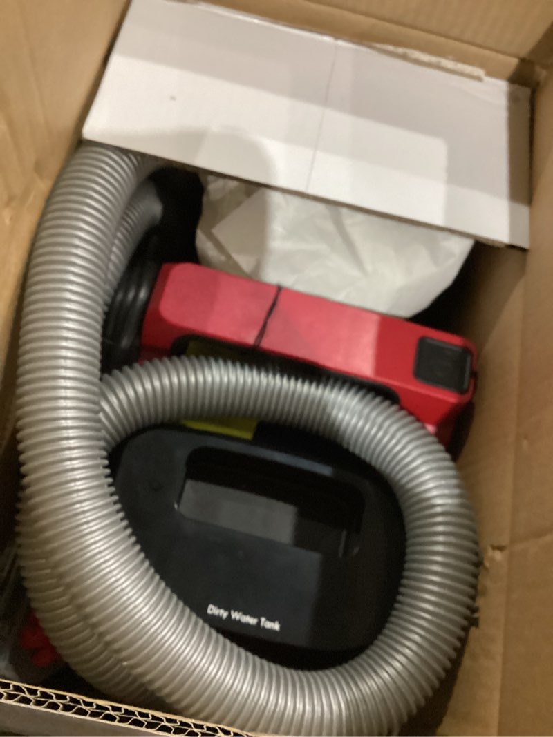 Condition photo showing As Is for Kenmore KW1050 SpotLite™ Go Portable Heated Carpet & Upholstery Spot Cleaner, 16Kpa Power Suction with Versatile Tools for Pets, Area Rugs and Couches