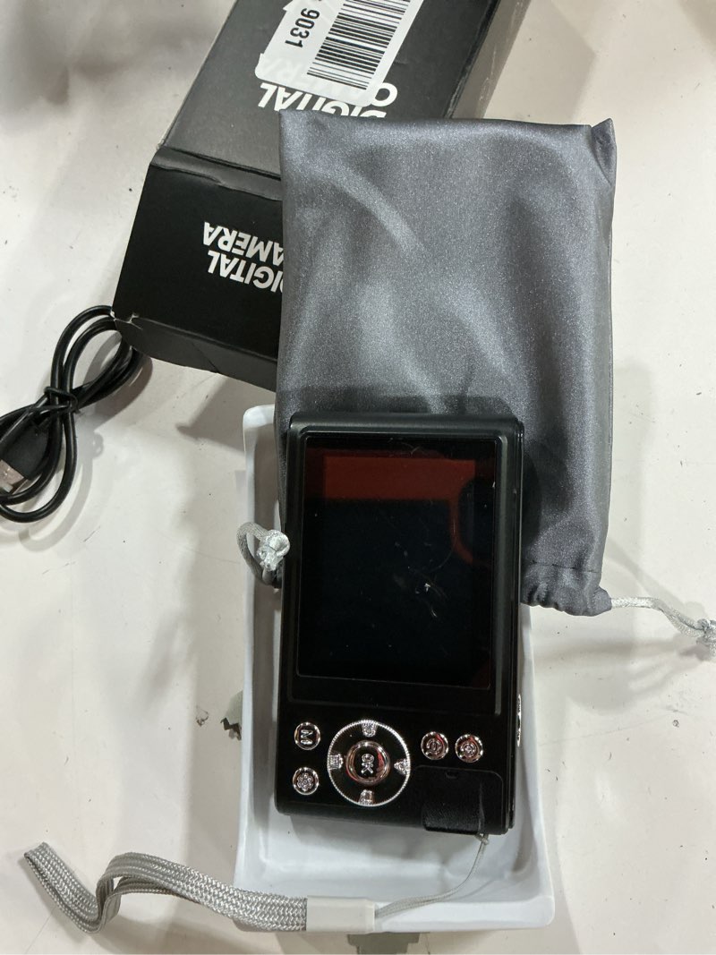 Condition photo showing Good Condition for Digital Camera 4K for Kids: 48MP Cameras for Teens Photography - Autofocus Photo Camera Gifts for Children Ages 5-18 - Compact Cámara for Beginner - Point and Shoot Digital Cameras with 32GB TF Card Black