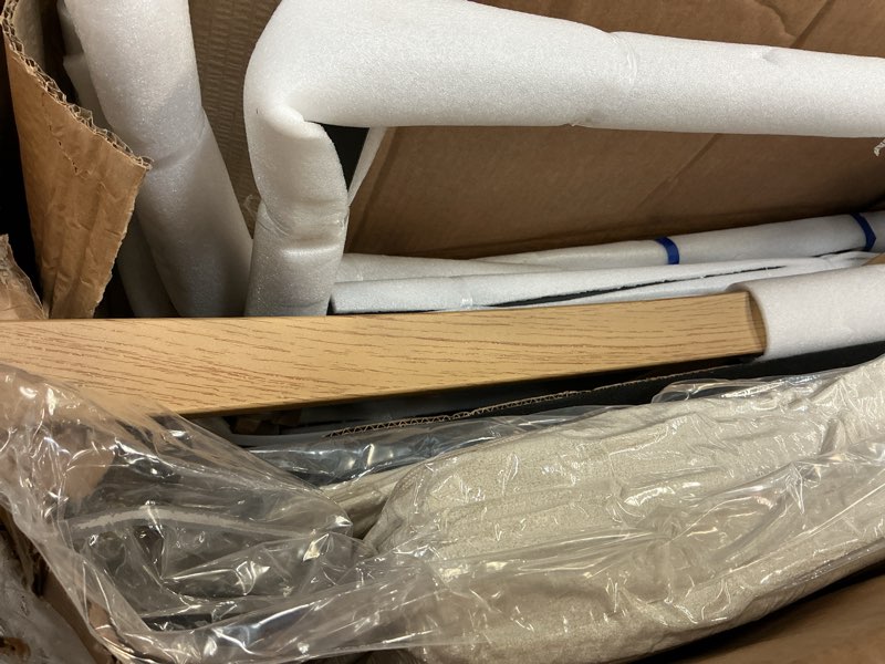 Condition photo showing Good Condition for accent chair  br-012-bg-n   color beige nw:29.041bs/13.2kg