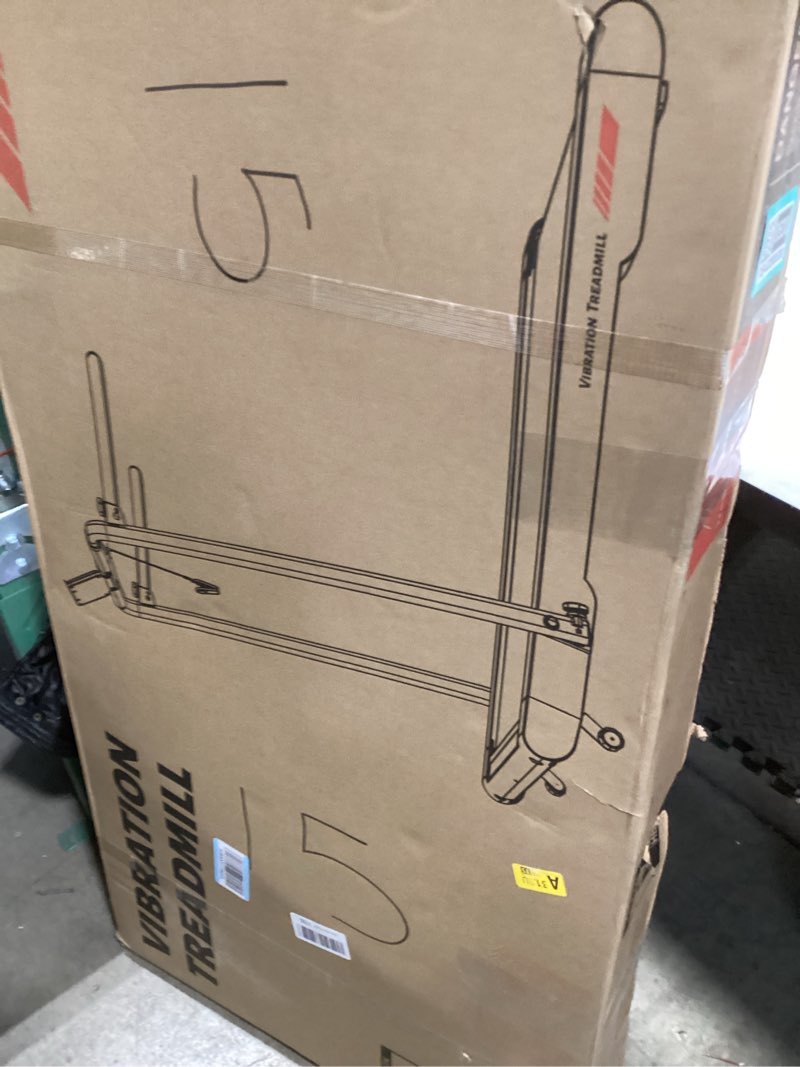 Condition photo showing New/Like New for Lysole Walking Vibration Pad Treadmill with 750W,Folding Treadmill with 6% Adjustable Incline,Portab