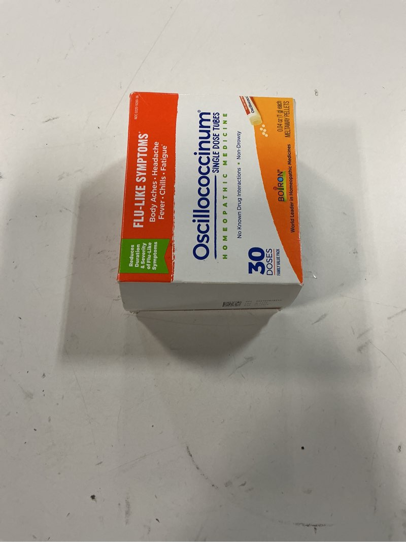 Condition photo showing New/Like New for (Exp:11/2029)Boiron Oscillococcinum 30 Count (Pack of 1)