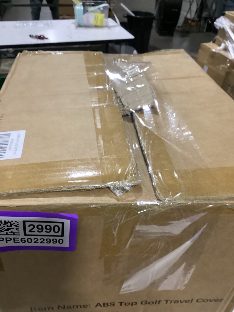 Condition photo showing Good Condition for durbles golf travel bag with abs hard shell top – golf bag with 1680d waterproof fabric, 7mm padding