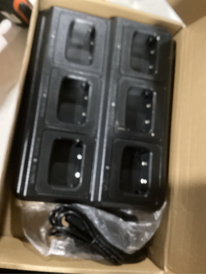 Condition photo showing Good Condition for TIDRADIO TD-V2 Original Six-Way Charger Multi Unit Charger Base for BF-888S, BF-88A, PX-888s, H-777, BF-88ST Walkie Talkie and Battery, 1Pack