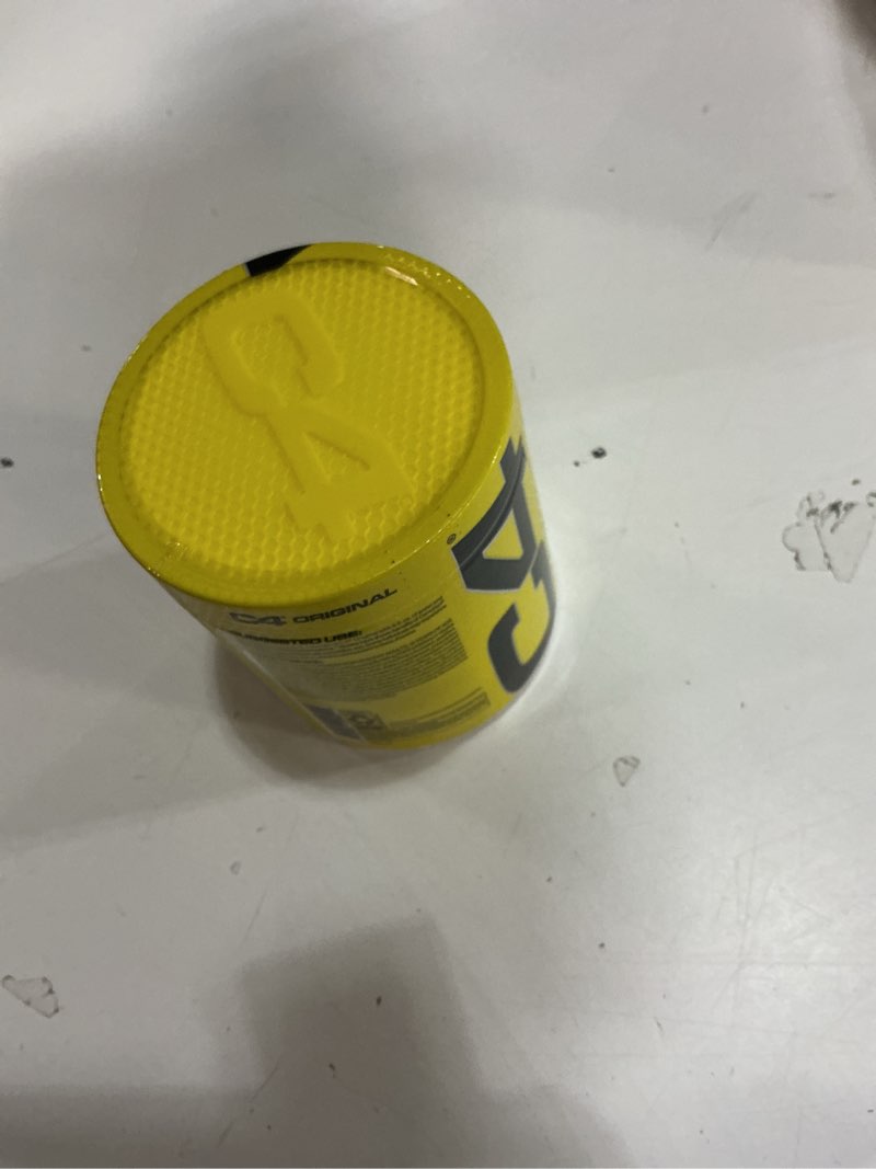 Condition photo showing Good Condition for (Best by 10-2025)Cellucor C4 Original Pre Workout Powder ICY Blue Razz | Vitamin C for Immune Support | Sugar Free Preworkout Energy for Men & Women | 150mg Caffeine + Beta Alanine + Creatine | 30 Servings Icy Blue Razz 5.8 Ounce (Pack of 1)