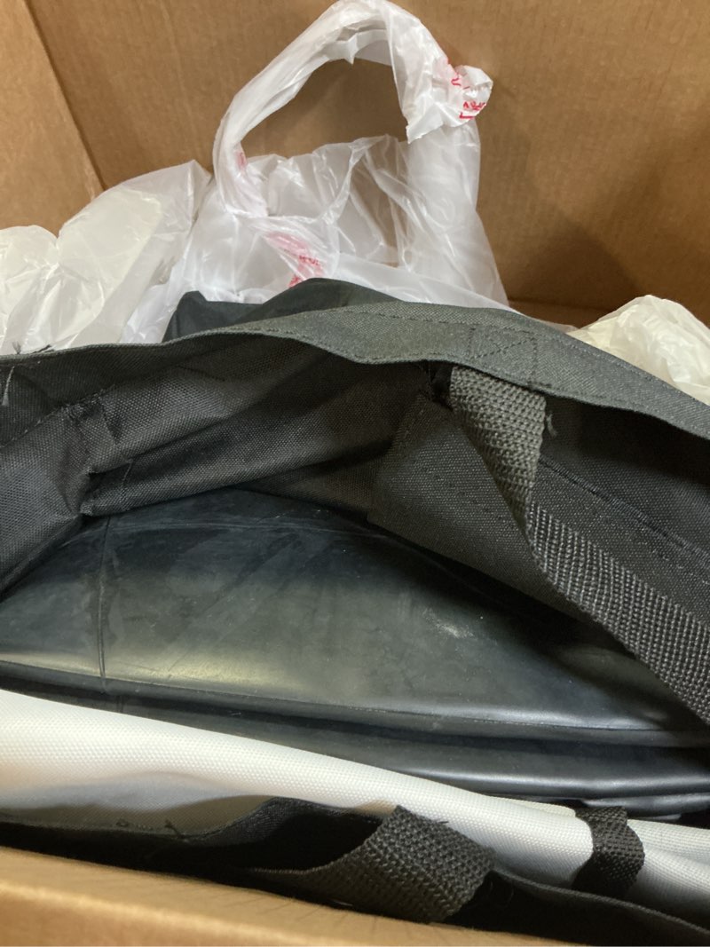 Condition photo showing As Is for Snow Tube for Adults & Kids | Heavy-Duty Inflatable Snow Tube with Super Slick Base, Freeze-Proof 1000D Base | Durable Snow Tubes for Kids | Snow Dog Series Newfoundland