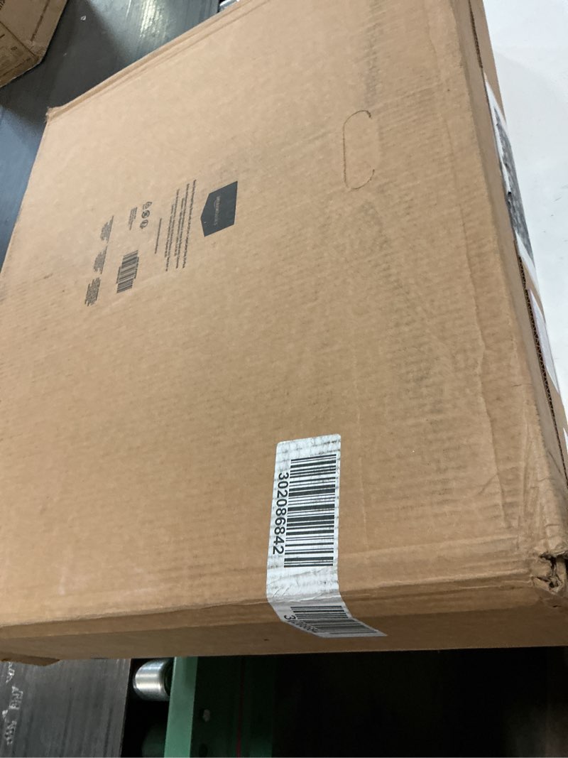 Condition photo showing New/Like New for amazon basics storage/filing boxes with lift-off lid, letter/legal size, collapsible, tape-free assembly, white, 16.2" l x 12.5" w x 10.5" h, 20-pack standard 20-pack