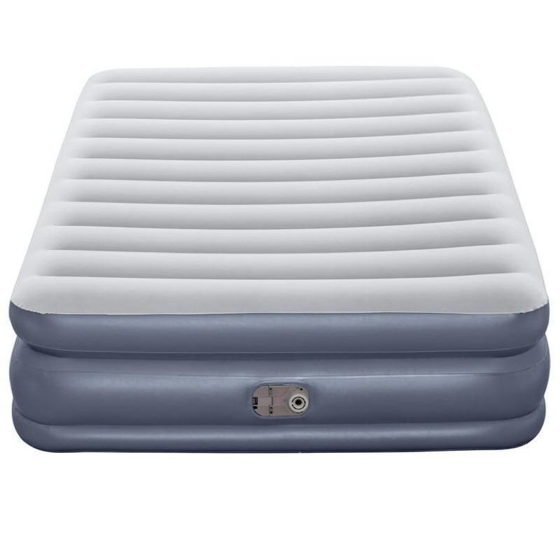 ozark trail twin air mattress, air bed with pump, 18 inch inflatable air mattress, blow up bed