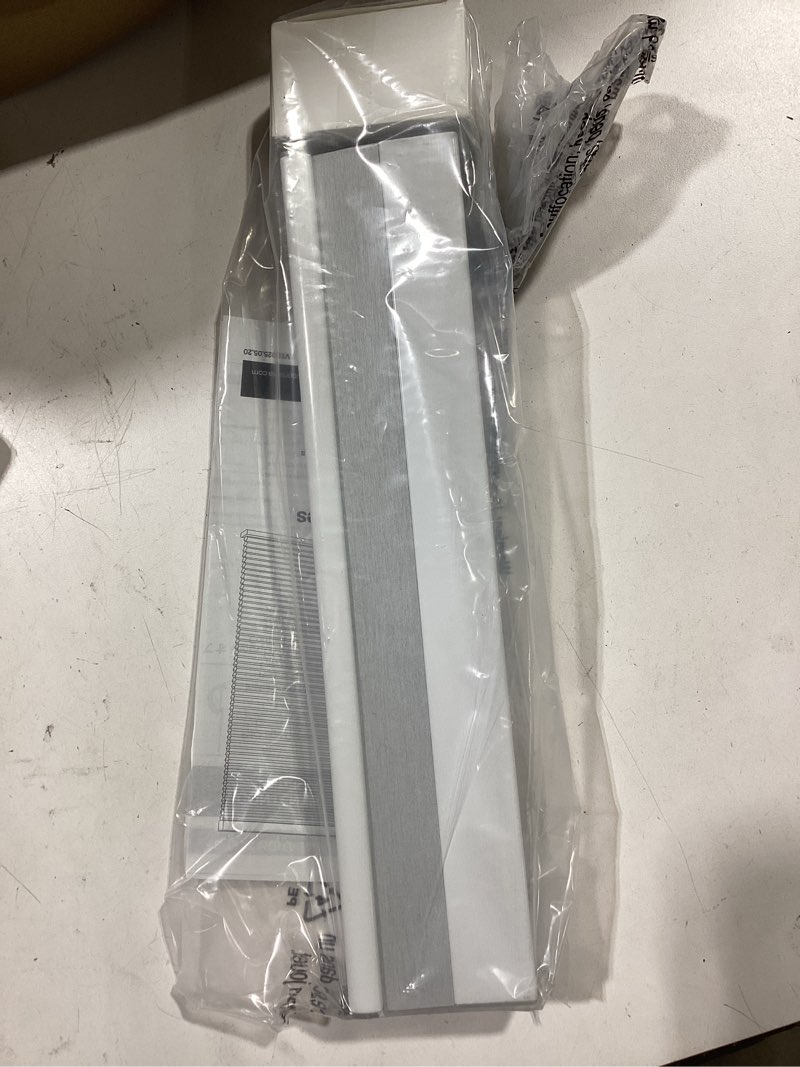 Condition photo showing Good Condition for lazblinds cordless cellular shades for french doors, no drill french door blinds for privacy, blackout light blocking honeycomb shades for sliding doors front door patio, 1 pack, 12" w x 40" h, white white-blackout 12"w x 40"h