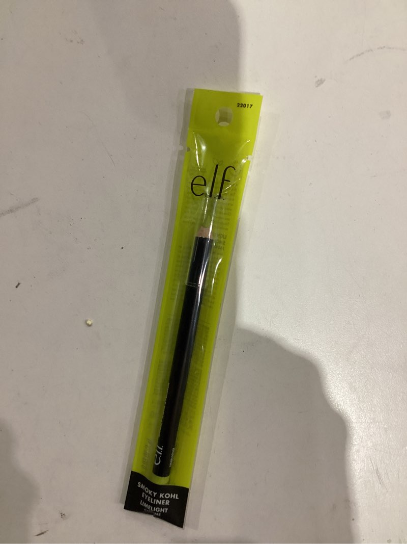 Condition photo showing New/Like New for e.l.f. Smoky Kohl Eyeliner, Eye Pencil For Creating Long-Lasting, Bold, High-Pigmented Makeup Looks, Vegan & Cruelty-Free, Limelight