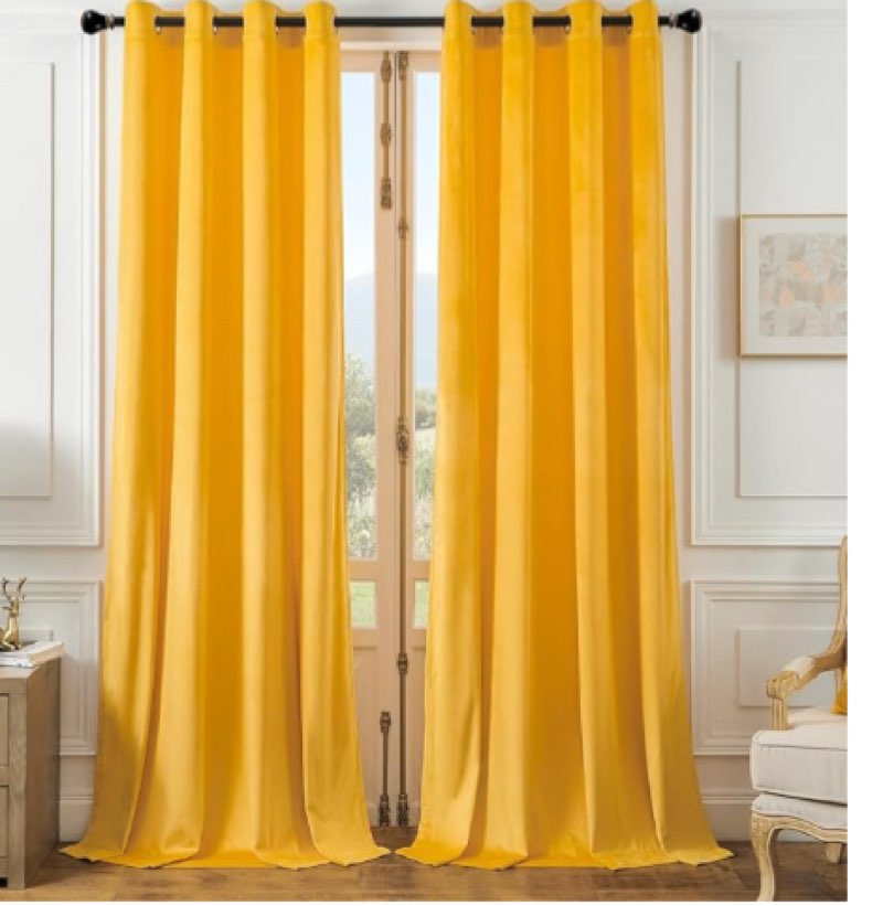 ChrisDowa Grey Velvet Curtains - 108 Inch Long, 2 Panel Set, Thermal Insulated, Room Darkening for Living Room & Bedroom 52"W x 108"L (Pack of 2) Grey