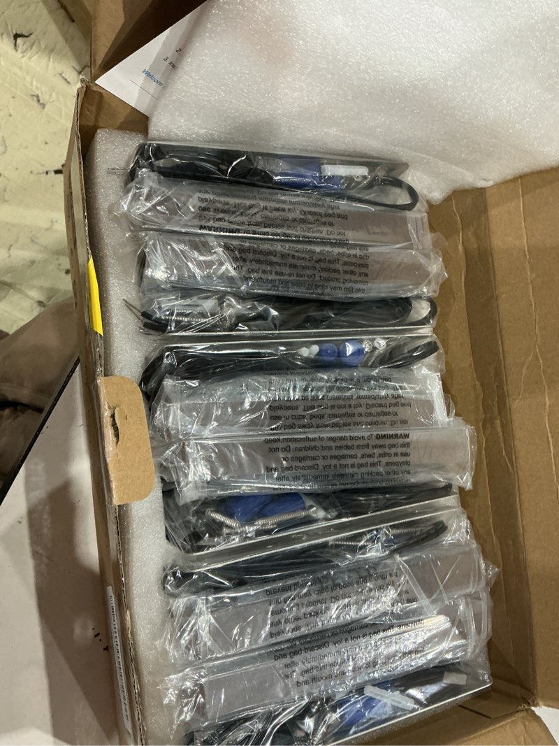 Condition photo showing Good Condition for volisun 12 pack 7 inch retaining wall lights, waterproof led hardscape lighting, cuttable low voltage landscape lighting, 12v paver lights, 3w outdoor step lights, 2700k soft white, etl 2700k 7 inch 12