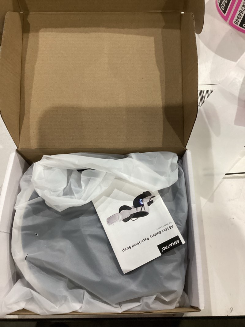 Condition photo showing Good Condition for Head Strap with Battery Pack for Oculus/Meta Quest 2-10000mAh Battery Pack Extend 2-4H Playtime - VR Stocking Stuffers for Men - Adjustable Elite Strap Replacement Accessories for Oculus/Meta Quest 2 Meta Quest 2 Battery Strap