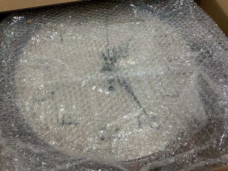 Condition photo showing Good Condition for Bernhard Products Vintage Brown Wall Clock Silent Non Ticking 16 Inch Extra Large Quality Quartz Bat