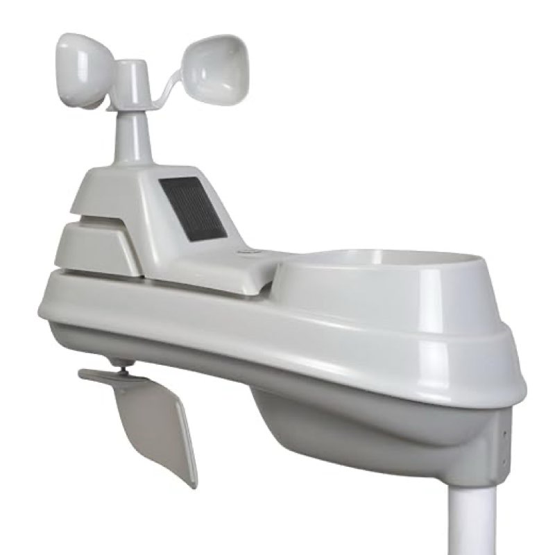 acurite iris 5-in-1 weather sensor with rain gauge, 06004m, wind speed, wind direction, temperature and humidity, white | acurite add-on display for 5-in-1 weather sensors