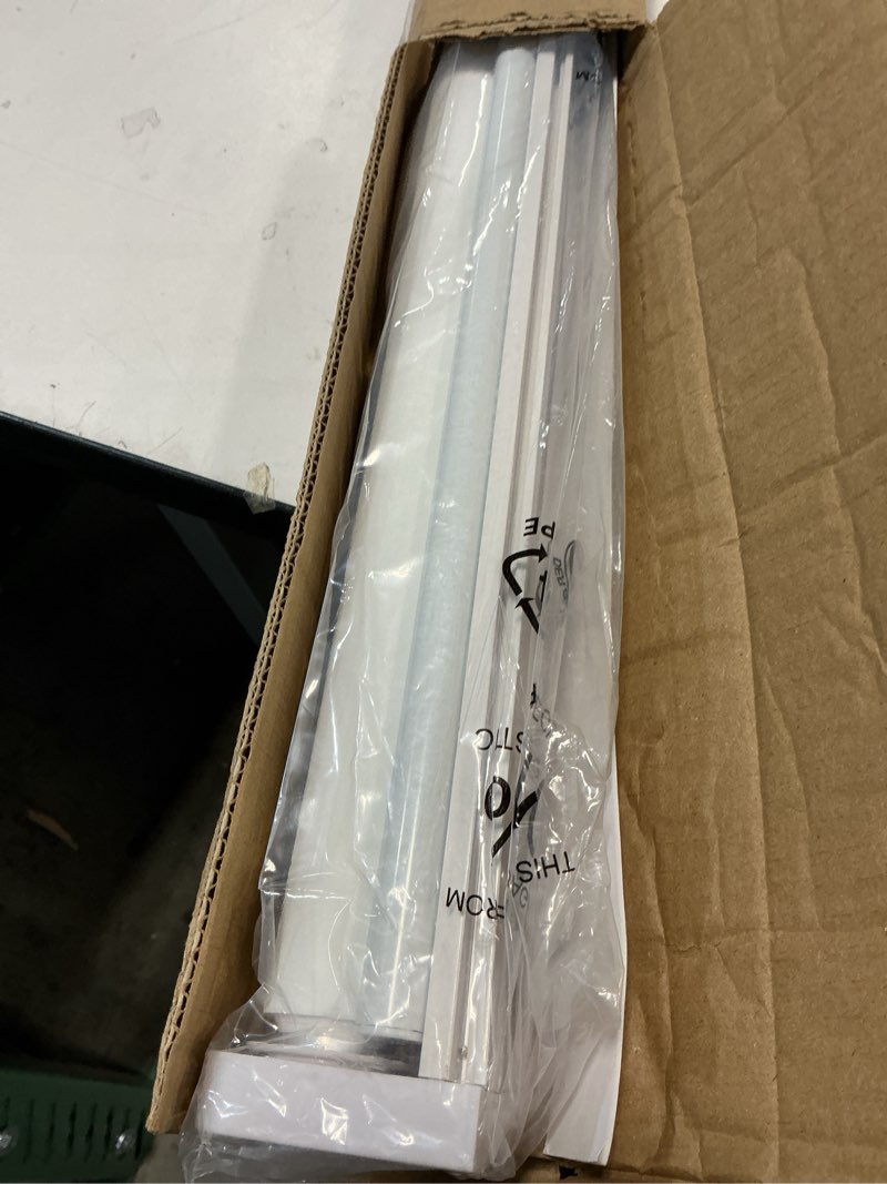 Condition photo showing Good Condition for LazBlinds No Tools No Drill Cordless Roller Shades, Light Filtering Roller Blinds for Windows, Thermal Insulated UV Protection Roll Up Window Blinds and Shases, 39'' W x 72'' H, White White-light Filtering 39'' W x 72'' H