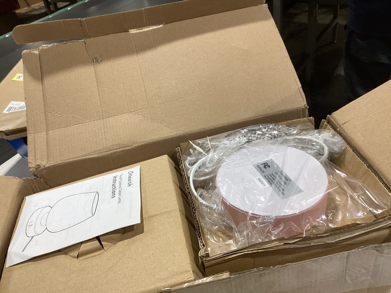 Condition photo showing Good Condition for ONEWISH Pink Touch Table Lamp with USB Charging - 3 Way Dimmable Small Lamp for Bedroom, Warm LED Bulb Included, 2 Packs