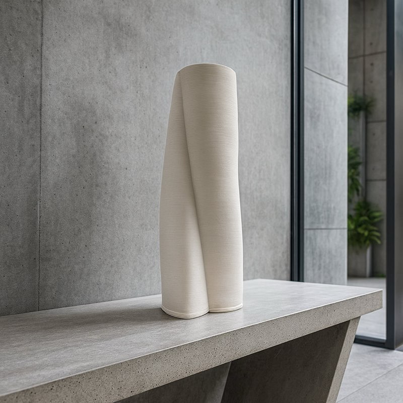 24inch dounia handmade ceramic / porcelain table vase