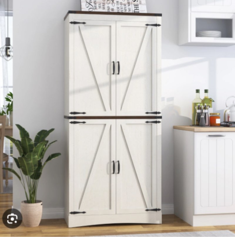 Janin 71.03'' Kitchen Pantry Finish: White