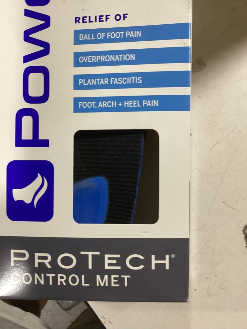 Condition photo showing Good Condition for plantar fasciitis insoles for men women - orthotics inserts, shoe insoles arch support flat feet inserts work boot insole (mens 10-10 1/2 | womens 12-12 1/2) mens 10 - 10 1/2 | womens 12 - 12 1/2 blue