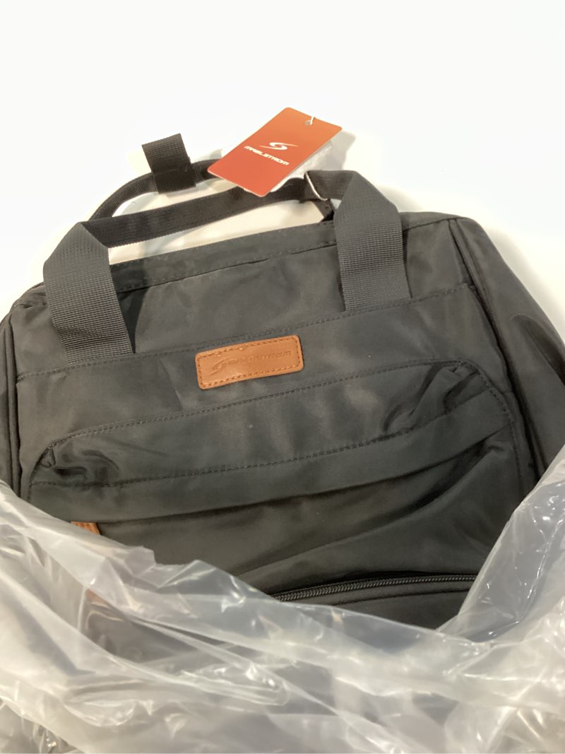 Condition photo showing Good Condition for maelstrom laptop backpack, fits 15.6-17.3 inch travel backpack gift for women men, waterproof college school computer bag, anti-theft business work bag with luggage strap (black, 15.6 inch) black 15.6 inch