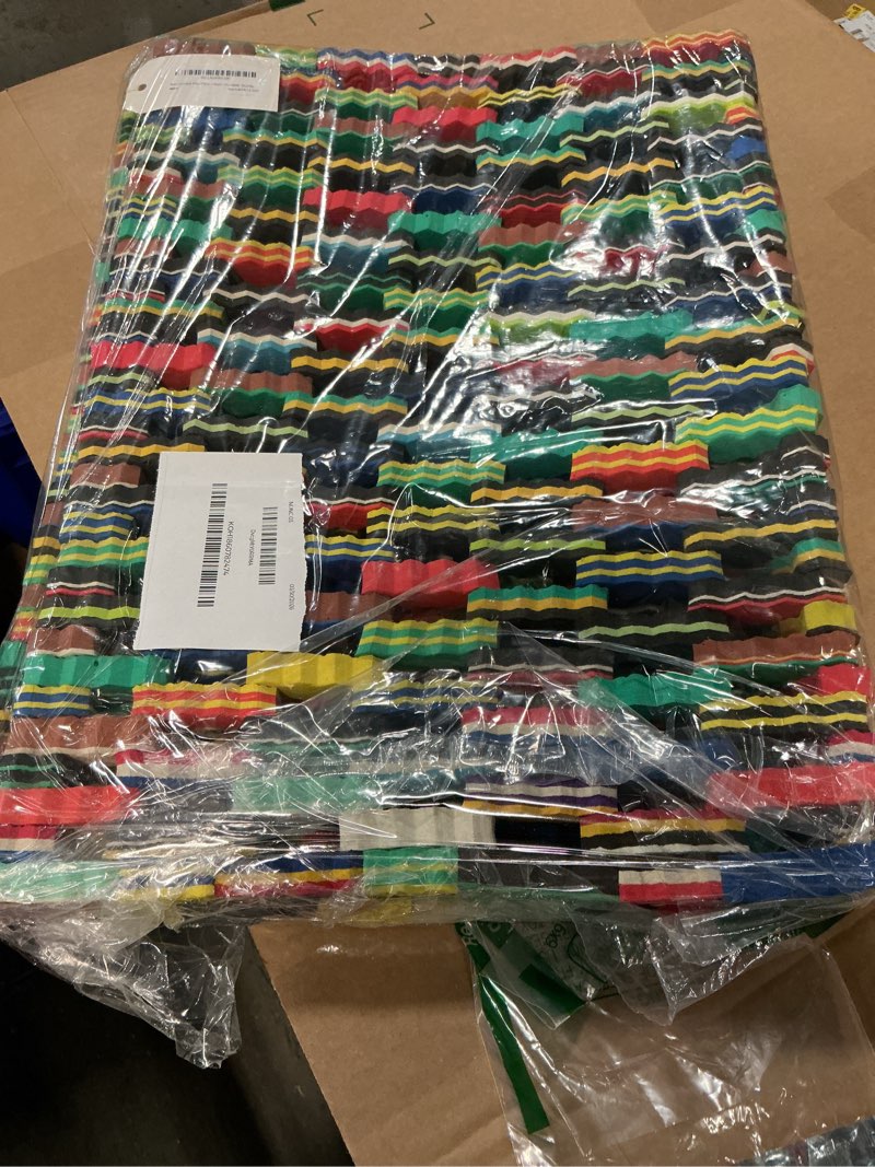 Condition photo showing Good Condition for reclaimed flip-flop door mat rectangle welcome mat - easy clean durable sturdy