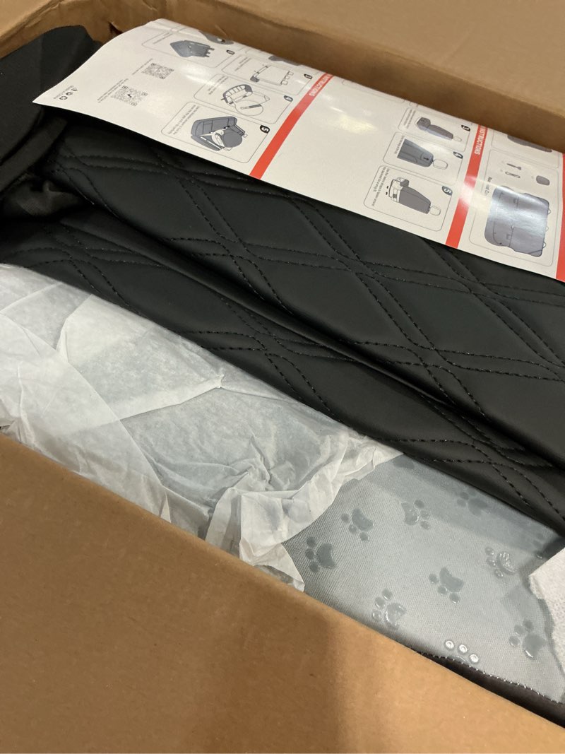 Condition photo showing Good Condition for coverado automotive seat covers, car seat covers full set, car seat cover, waterproof seat covers, car seat protector car seat cushion interior truck accessories universal fit most cars, black&white black&white fullset
