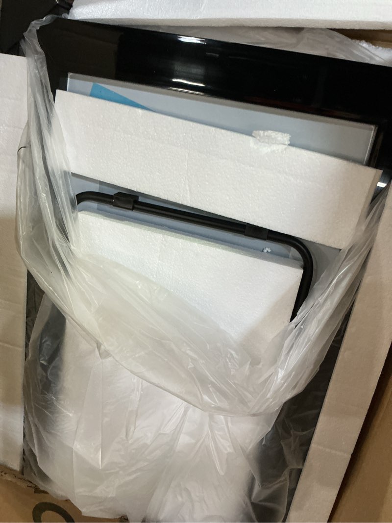 Condition photo showing Good Condition for kosmonia 56×18 led full length mirror with lights - wall mounted vertical vanity mirror for bedroom & bathroom, full body backlit, adjustable brightness, tempered glass frame-led-black 56"l x 18"w
