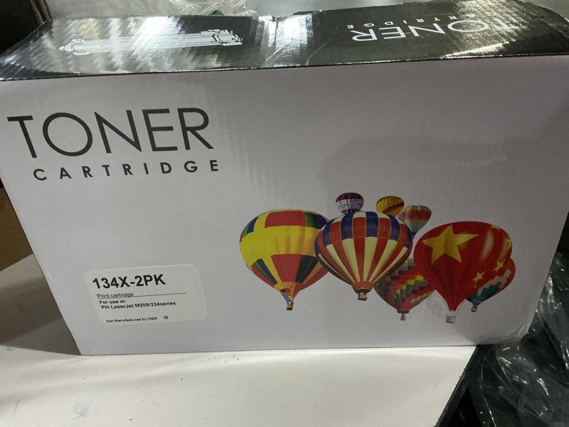 Condition photo showing As Is for Chipink 134X Black Toner Cartridge (with Chip) Replacement Compatible with HP 134X Toner Cartridges ……similar 