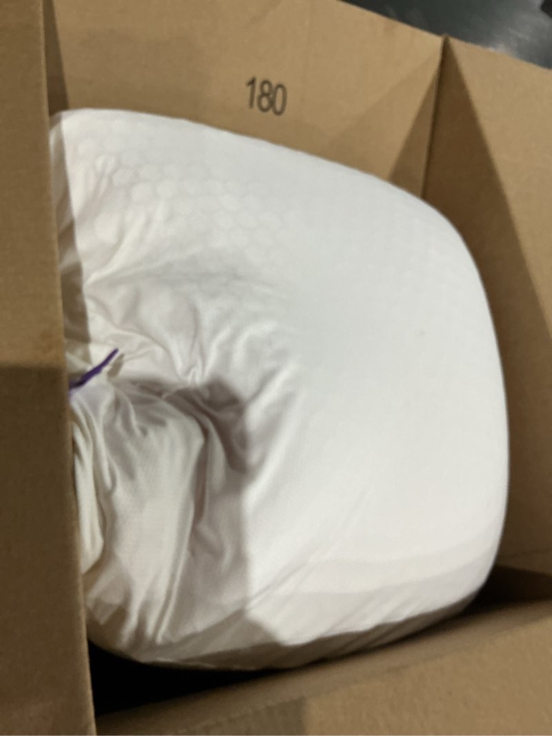 Condition photo showing Good Condition for purple harmony pillow – talalay latex foam cooling pillow for combo or side sleepers, 360º hex gelflex grid for no-pressure support and luxurious weightless feel - king, medium feel, low height king - low