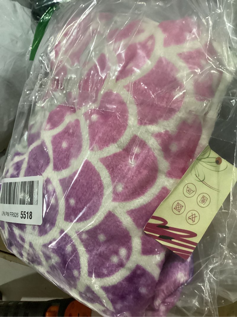 Rediar Mermaid Tail Blanket for Girls Soft Flannel Sleeping Snuggle Kids Wearable Blanket Toddler Te