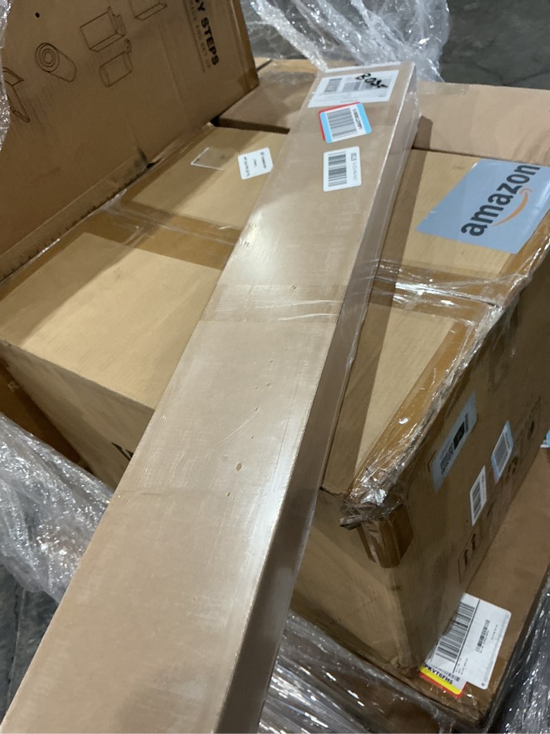 Condition photo showing New/Like New for 38" concealed sliding barn door hardware kit with soft close mechanism for 30-34in passage opening, hidden aluminum track system, wall mount for interior wooden door (no door)
